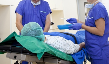 Процедура лечебного парацентеза брюшной полости 